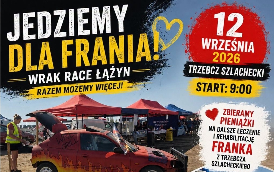 Wrak Race Łążyn 12 września 2026 w Trzebczu Szlacheckim dla Franka